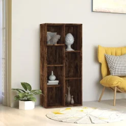 vidaXL Estantería color 50x25x106 cm Roble ahumado Outlet