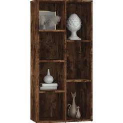 vidaXL Estantería color 50x25x106 cm Roble ahumado Outlet