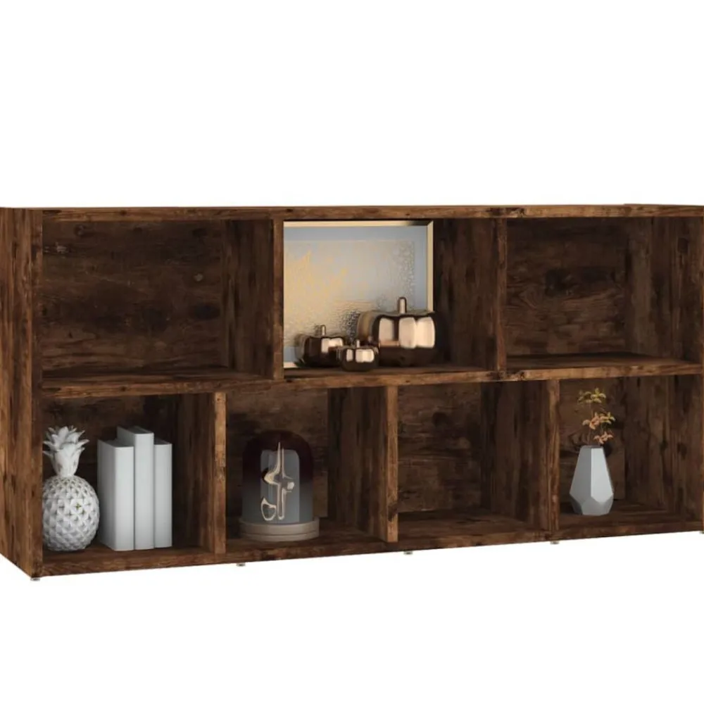 vidaXL Estantería color 50x25x106 cm Roble ahumado Outlet