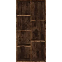 vidaXL Estantería color 50x25x106 cm Roble ahumado Outlet