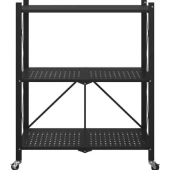 vidaXL Herramientas-Estantería con ruedas de acero negro 71x34x88 cm