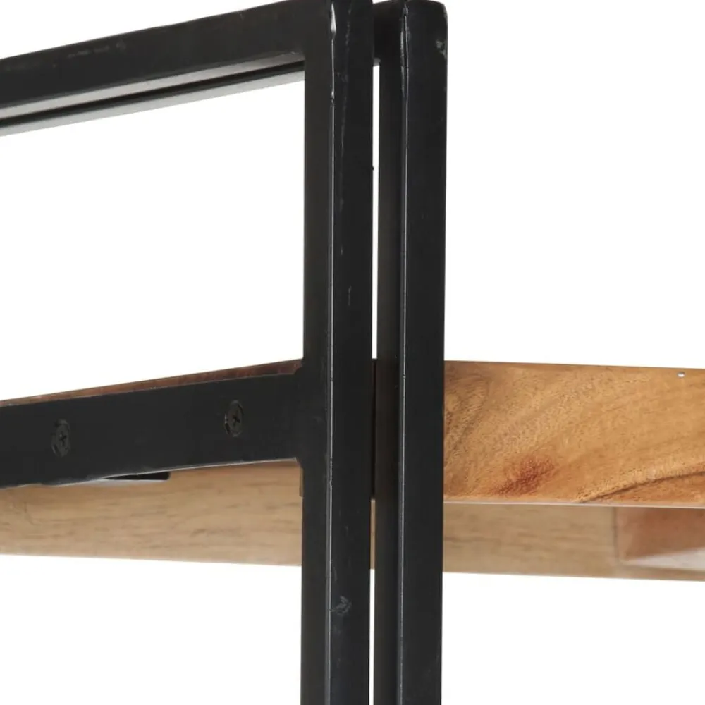 vidaXL Estanterías-Estantería de 5 niveles madera maciza de acacia 140x30x180 cm
