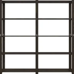 vidaXL Almacenamiento Industrial-Estantería de 5 niveles madera maciza pino 170x38x170 cm