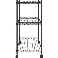 vidaXL Almacenamiento Industrial-Estantería de 3 niveles con ruedas 60x35x81 cm 150 kg