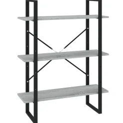 vidaXL Estanterías-Estantería de 5 niveles contrachapada 80x30x175 cm