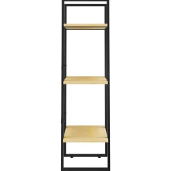 vidaXL Estanterías-Estantería de almacenaje madera maciza de pino 60x30x105 cm