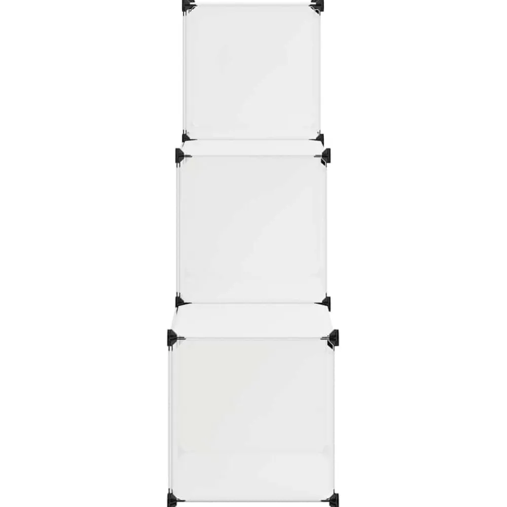 vidaXL Estantería de cubos con 6 compartimentos Blanco Hot