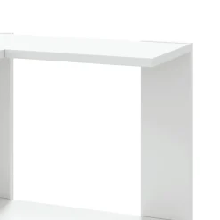 vidaXL Estanterías-Estantería de esquina 3 niveles madera 50x50x102 cm
