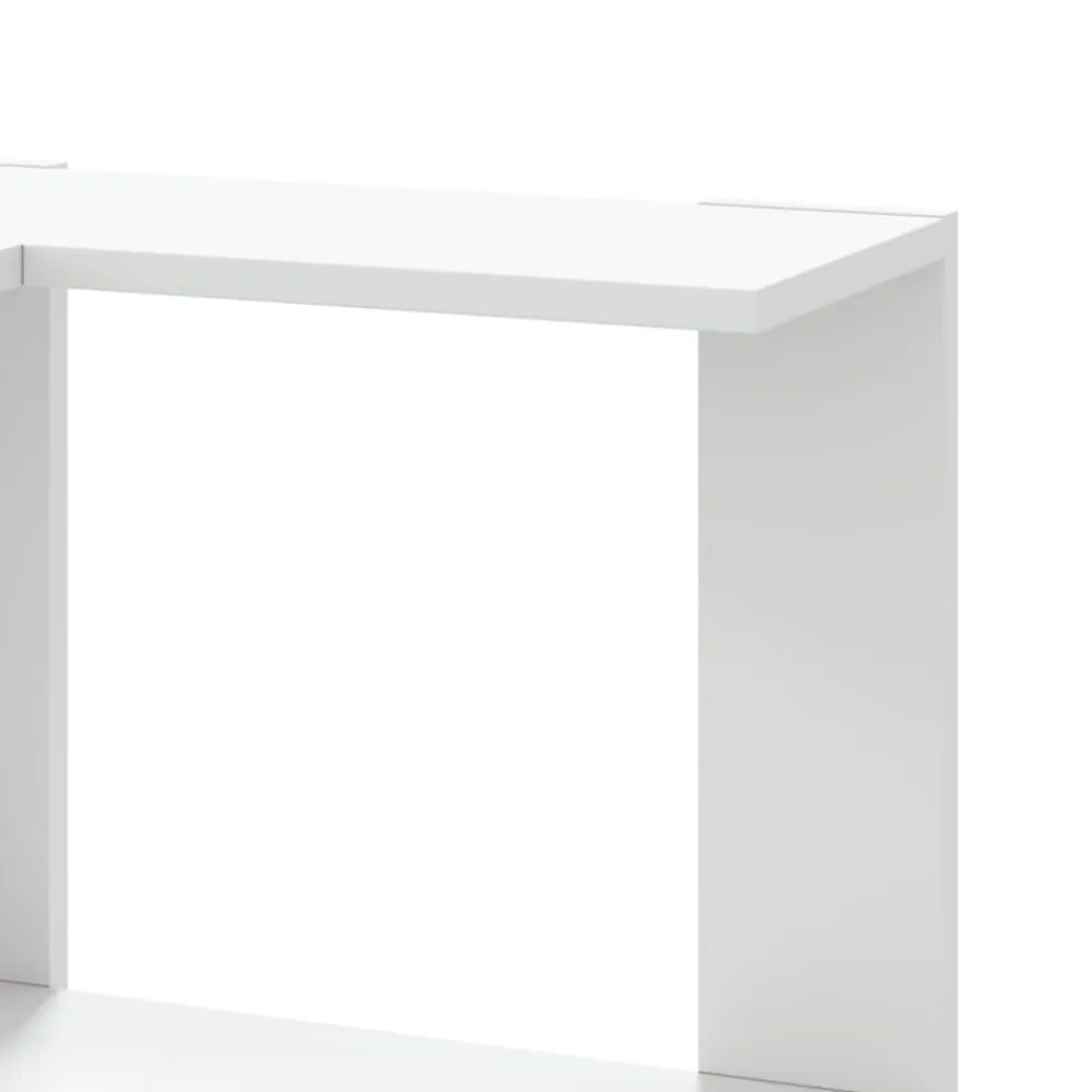 vidaXL Estanterías-Estantería de esquina 3 niveles madera 50x50x102 cm
