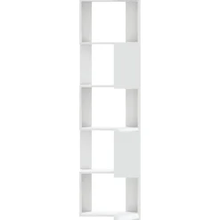vidaXL Estanterías-Estantería de esquina 5 niveles madera 50x50x179 cm