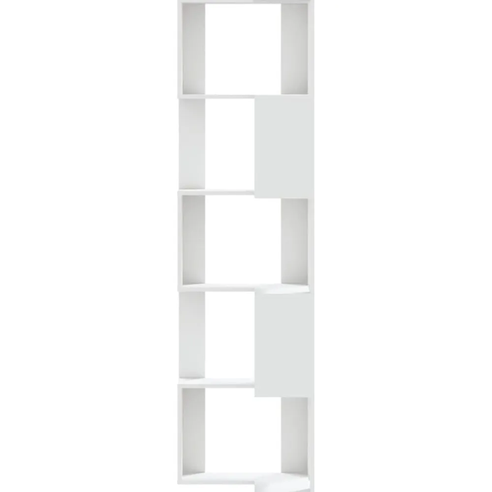 vidaXL Estanterías-Estantería de esquina 5 niveles madera 50x50x179 cm