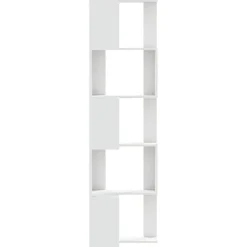 vidaXL Estanterías-Estantería de esquina 5 niveles madera 50x50x179 cm