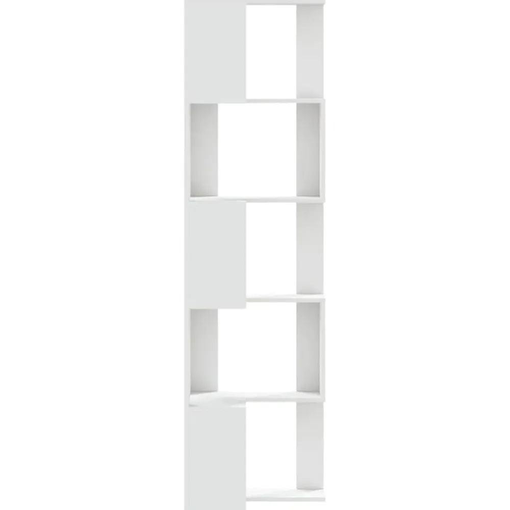 vidaXL Estanterías-Estantería de esquina 5 niveles madera 50x50x179 cm