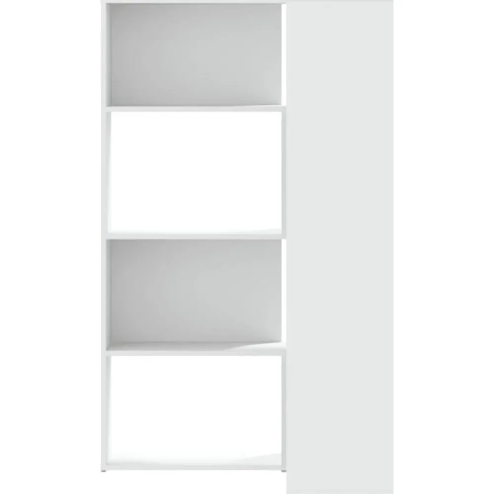 vidaXL Estantería de esquina 4 niveles madera 85x85x140 cm Blanco Hot