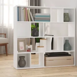 vidaXL Divisores De Ambientes-Estantería de libros/divisor de espacios 105x24x102 cm