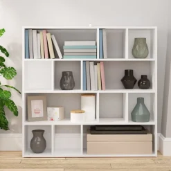 vidaXL Divisores De Ambientes-Estantería de libros/divisor de espacios 105x24x102 cm