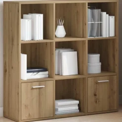 vidaXL Estanterías-Estantería de madera de ingeniería 98x29x97,5 cm