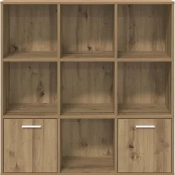 vidaXL Estanterías-Estantería de madera de ingeniería 98x29x97,5 cm