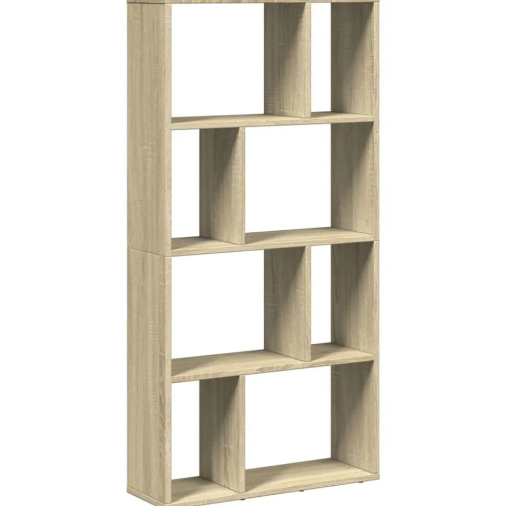 vidaXL Estantería de madera de ingeniería 60x20x120,5 cm Roble Sonoma