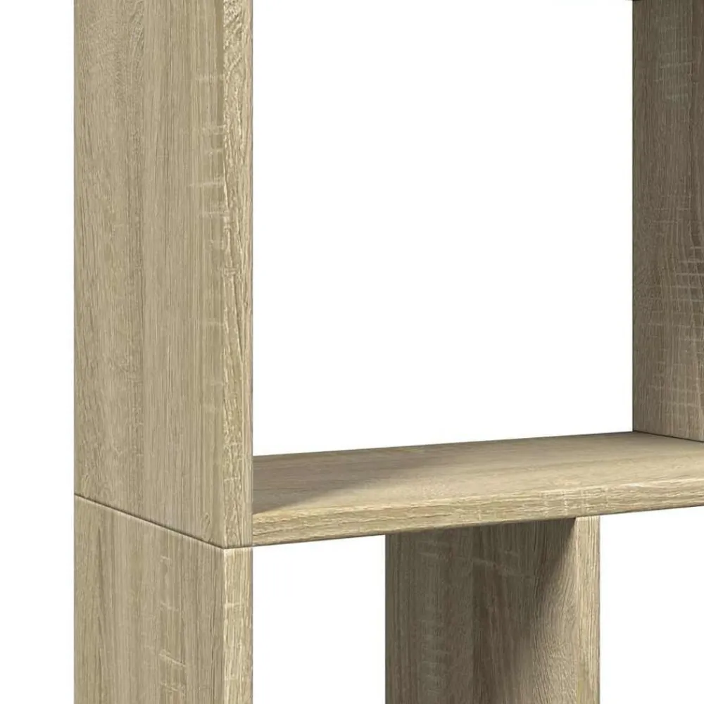 vidaXL Estantería de madera de ingeniería 60x20x120,5 cm Roble Sonoma