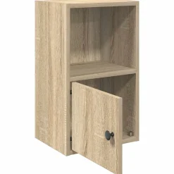 vidaXL Estanterías-Estantería de madera de ingeniería 31x24x52 cm