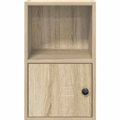 vidaXL Estanterías-Estantería de madera de ingeniería 31x24x52 cm