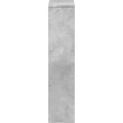 vidaXL Estanterías-Estantería de madera de ingeniería gris hormigón 63x20x90 cm