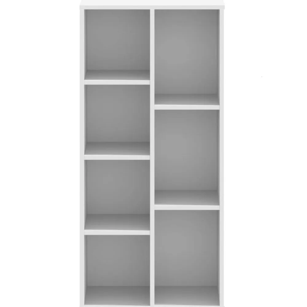 vidaXL Estantería de madera de ingeniería blanca 50x25x105 cm Blanco Best