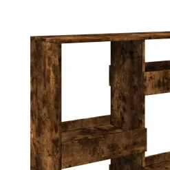 vidaXL Estantería de madera de ingeniería 100x33x135 cm Roble ahumado Hot