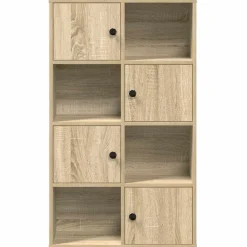 vidaXL Estantería de madera de ingeniería 60x24x101,5 cm Roble Sonoma