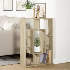 vidaXL Estanterías-Estantería de madera de ingeniería 63x20x90 cm