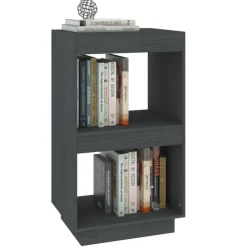vidaXL Estantería de madera maciza de pino 40x35x71 cm Gris Best