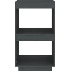vidaXL Estantería de madera maciza de pino 40x35x71 cm Gris Best