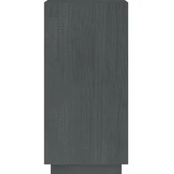 vidaXL Estantería de madera maciza de pino 40x35x71 cm Gris Best