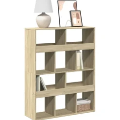 vidaXL Estantería de madera de ingeniería 100x33x125,5 cm Roble Sonoma Outlet
