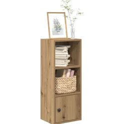vidaXL Estanterías-Estantería de madera de ingeniería 31x24x77 cm
