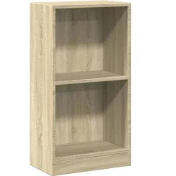 vidaXL Estantería de madera contrachapada color roble 40x24x75 cm Roble Sonoma New