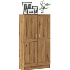 vidaXL Estanterías-Estantería de madera ingeniería roble artisan 82,5x30,5x150 cm