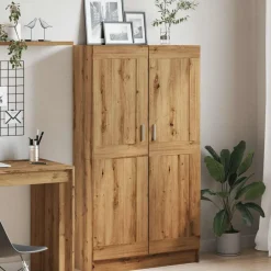 vidaXL Estanterías-Estantería de madera ingeniería roble artisan 82,5x30,5x150 cm