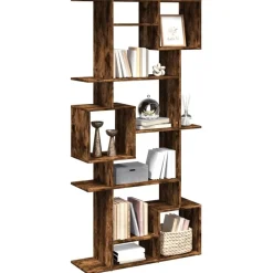 vidaXL Estanterías-Estantería de madera de ingeniería 92x29x188 cm