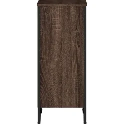 vidaXL Estantería de madera de ingeniería marrón roble 50x31x74,5 cm Marr&oacute;n roble Outlet