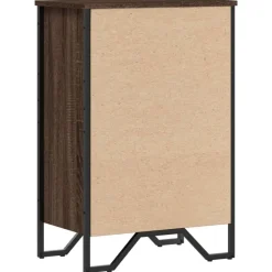 vidaXL Estantería de madera de ingeniería marrón roble 50x31x74,5 cm Marr&oacute;n roble Outlet