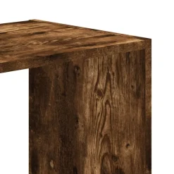 vidaXL Estantería de madera de ingeniería 68,5x32x75 cm Roble ahumado New