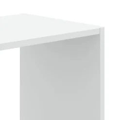 vidaXL Estanterías-Estantería de madera de ingeniería blanca 102x32x102 cm