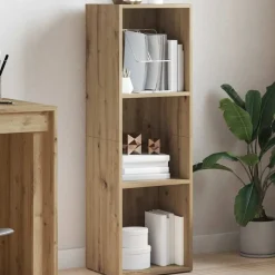 vidaXL Estanterías-Estantería de madera ingeniería 36x30x114 cm