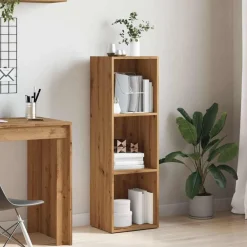 vidaXL Estanterías-Estantería de madera ingeniería 36x30x114 cm