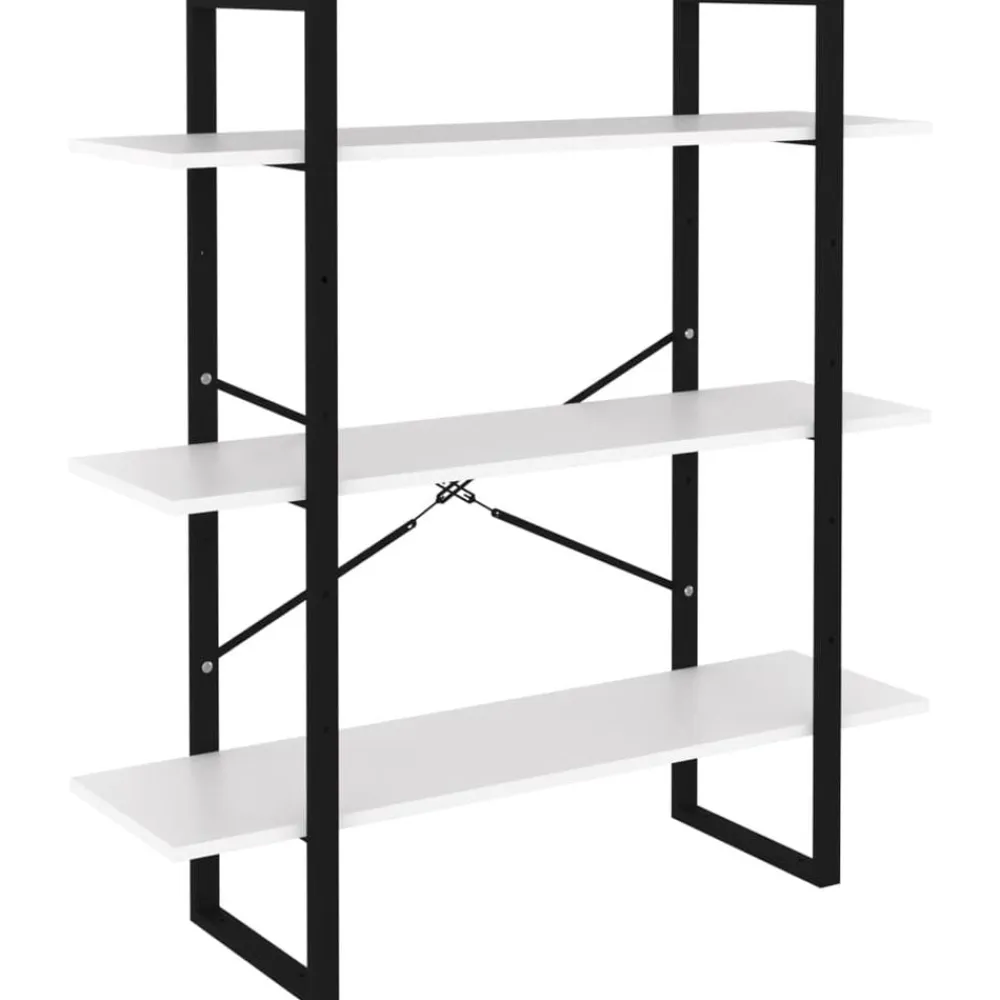 vidaXL Estanterías-Estantería de madera contrachapada 100x30x105 cm
