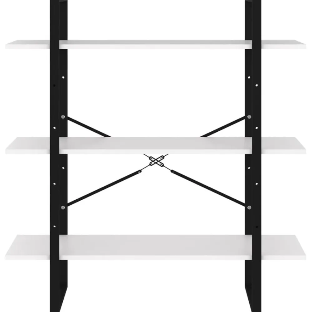 vidaXL Estanterías-Estantería de madera contrachapada 100x30x105 cm