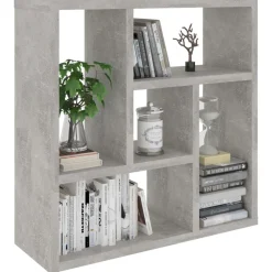 vidaXL Estantería de pared contrachapada gris hormigón 45,1x16x45,1 cm Gris hormig&oacute;n Clearance
