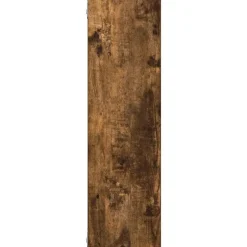 vidaXL Estantería de pared madera ingeniería 75x16x55 cm Roble ahumado New